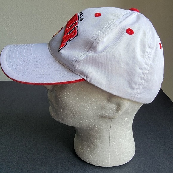Louisville Cardinals Hat Top of the World NCAA White Red StrapBack Cap - Picture 3 of 10